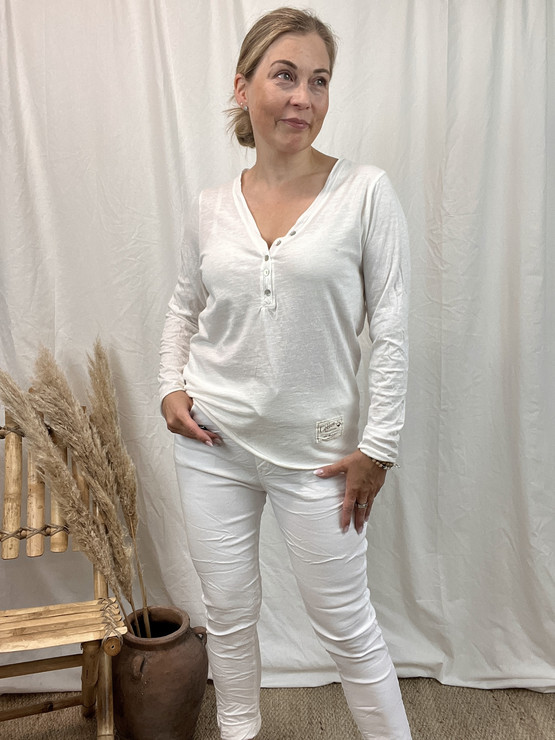 OONA PUUVILLAPAITA VALKOINEN