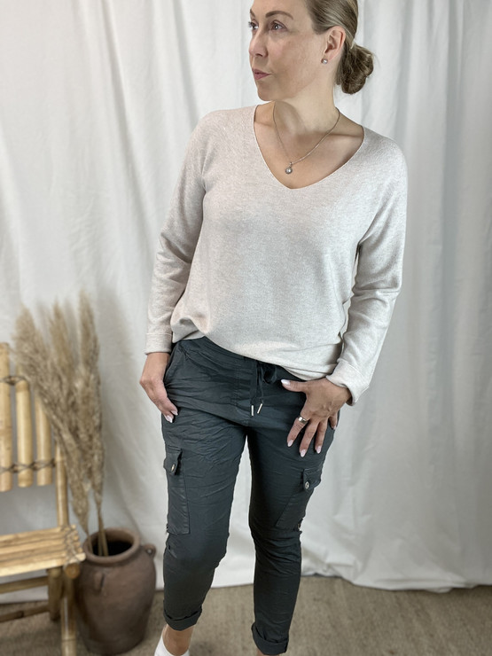INEZ JOGGERI TUMMA HARMAA