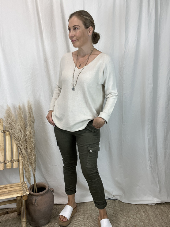 INEZ JOGGERI KHAKI