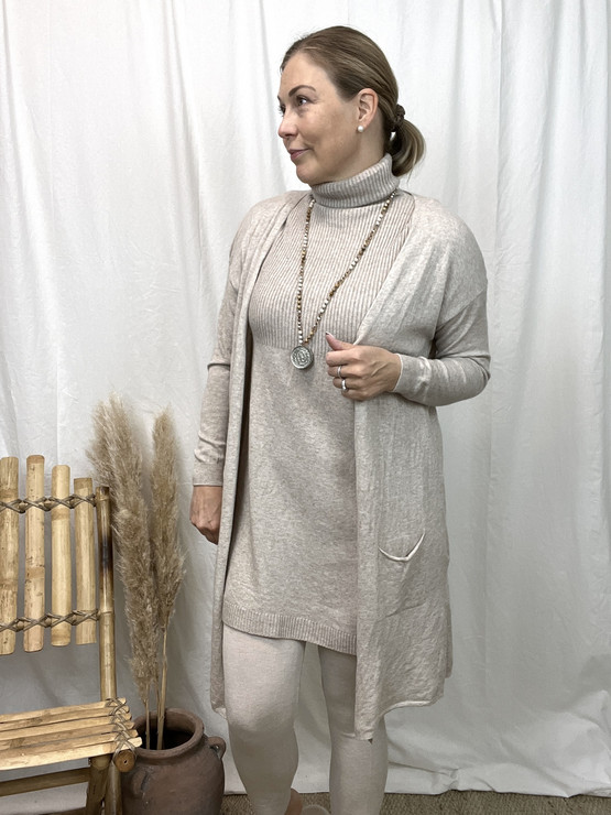 ROSEMARIE NEULETAKKI BEIGE