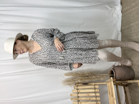 MYRA VISKOOSITUNIKA / MEKKO LEO BEIGE