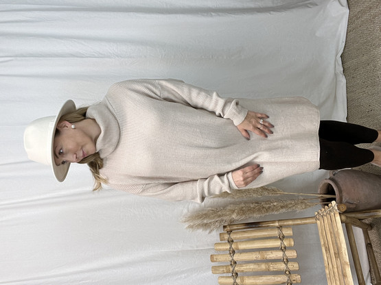 TANYA NEULETUNIKA BEIGE