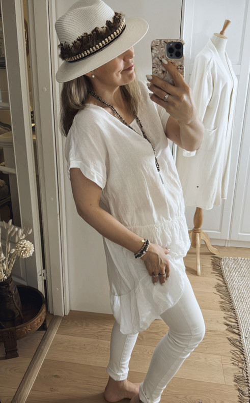 CLARICE TUNIKA VALKOINEN
