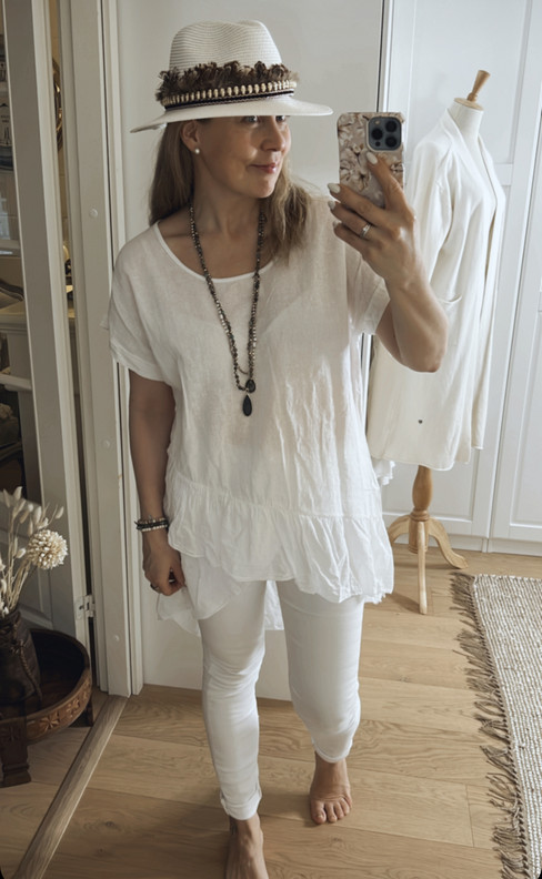 CLARICE TUNIKA VALKOINEN