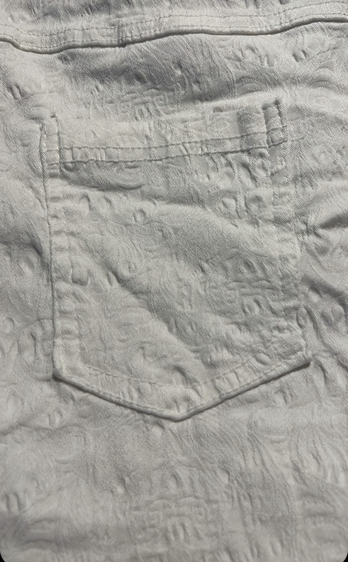 SOFT PAISLEY JOGGERIT VALKOINEN