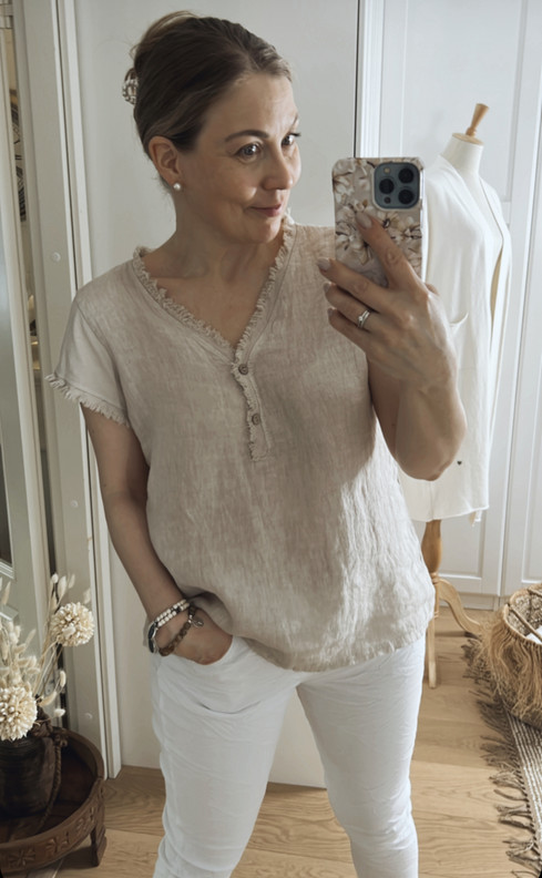 UMA PELLAVAPUSERO BEIGE