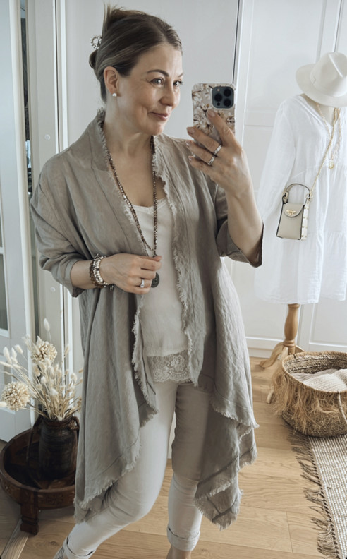 APRIL PELLAVAKIMONO TAUPE