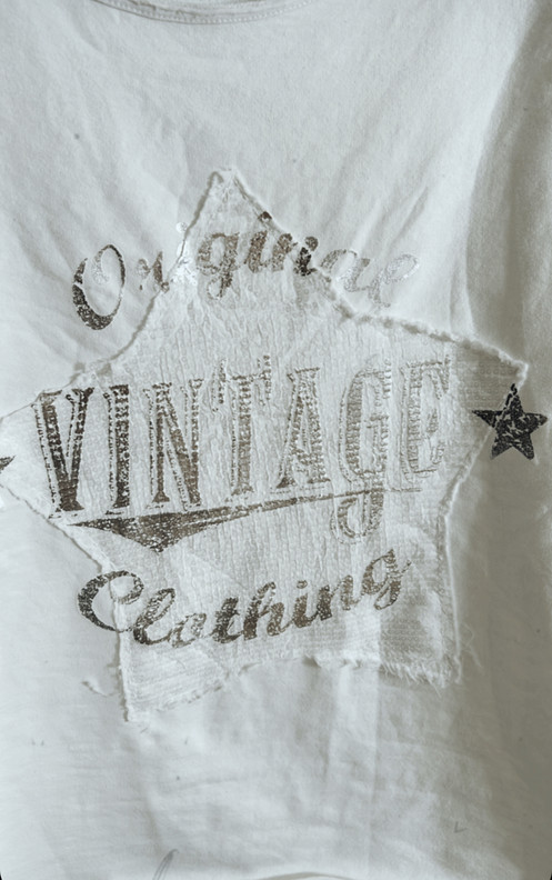 VINTAGE STAR COLLARI VALKOINEN
