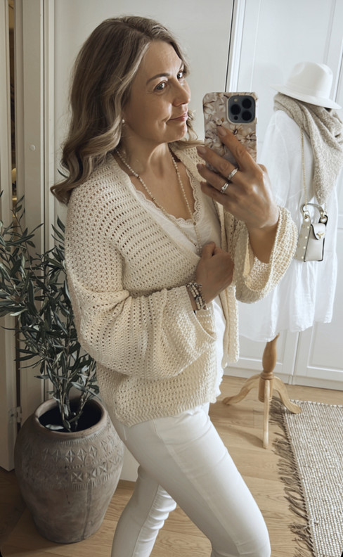 ANNABETH NEULETAKKI LUONNONVALKOINEN