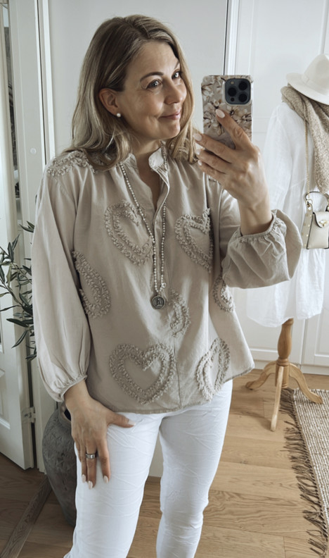 CLARITA  PUUVILLAPUSERO BEIGE