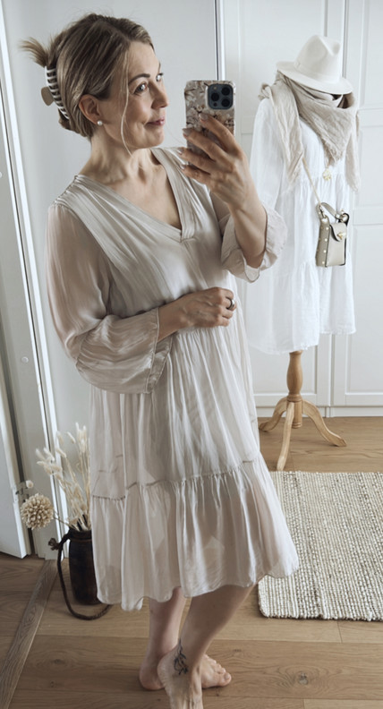 JOANNA SILKKIMEKKO BEIGE