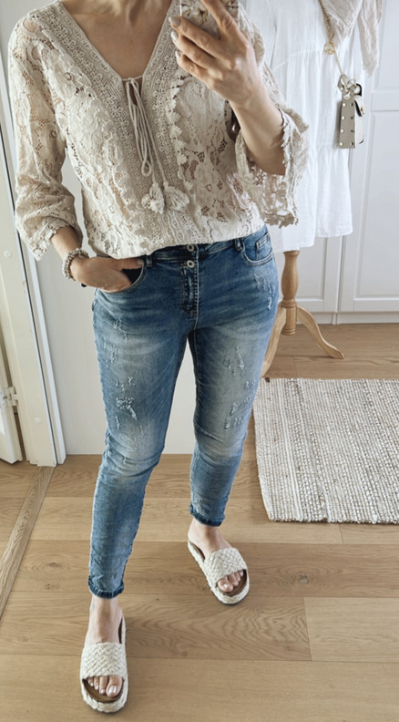 RELAX JEANS KULUTETTU