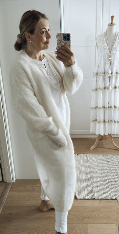 FELISSA MOHAIRNEULETAKKI OFF WHITE