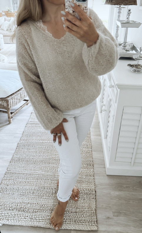 ELISHA MOHAIRNEULE BEIGE