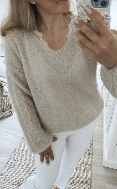 ELISHA MOHAIRNEULE BEIGE