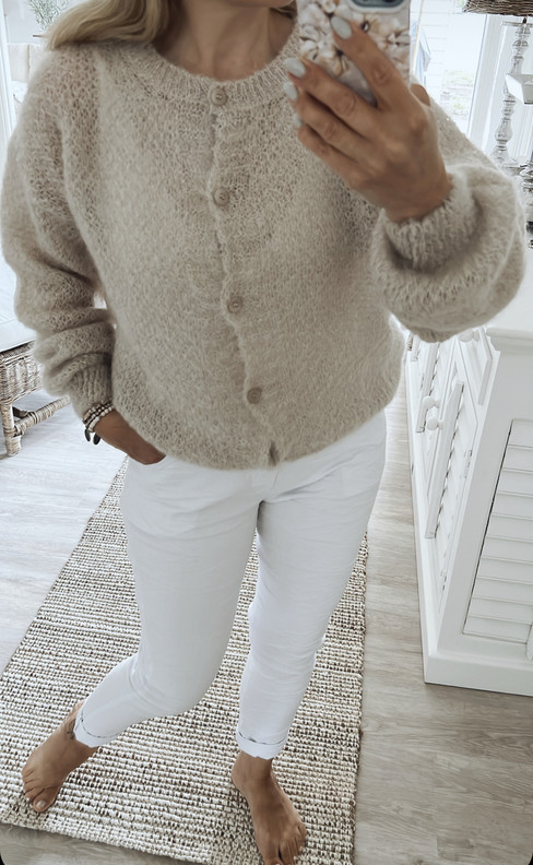 COLETTA MOHAIRNEULETAKKI BEIGE