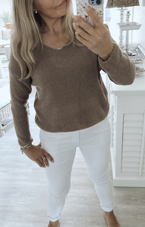 LOREN ALPAKKANEULE SOFT CAMEL