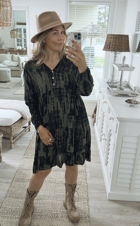 ILSE VISKOOSIMEKKO/ TUNIKA KHAKI