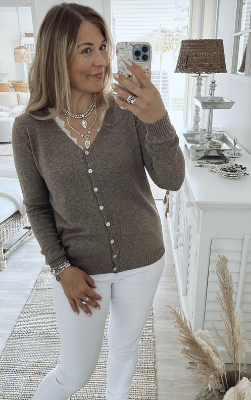 NELLA VILLANEULETAKKI TAUPE