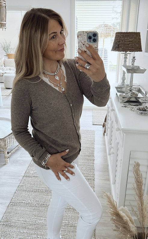 NELLA VILLANEULETAKKI TAUPE