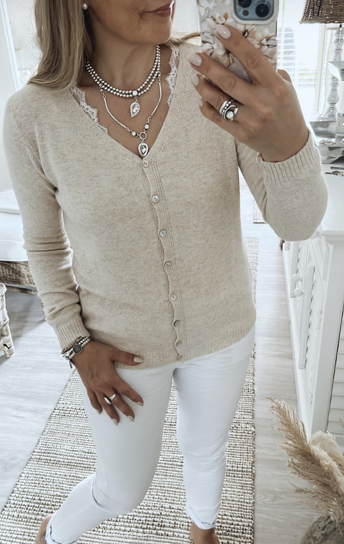 NELLA VILLANEULETAKKI BEIGE