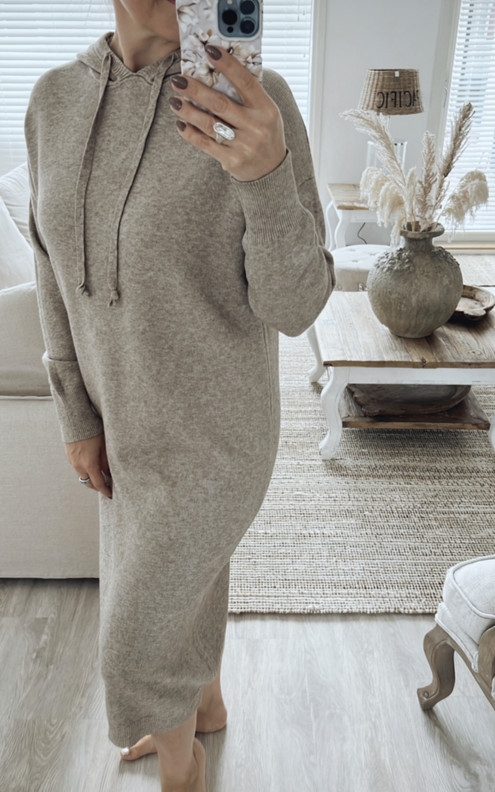MALAK NEULEMEKKO HUPULLA TAUPE