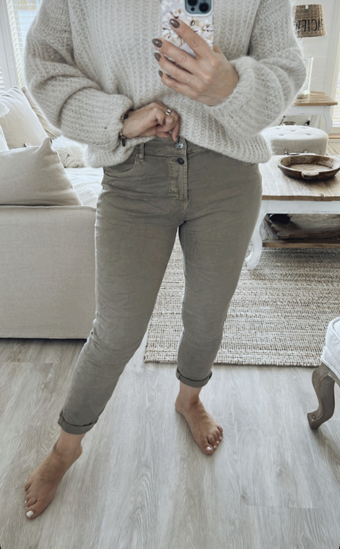 RELAX JEANS TAUPE