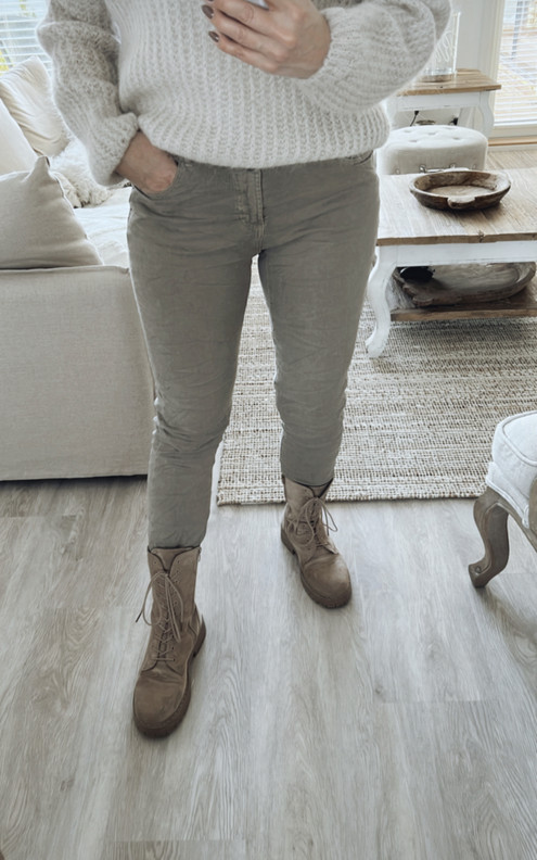 RELAX JEANS TAUPE