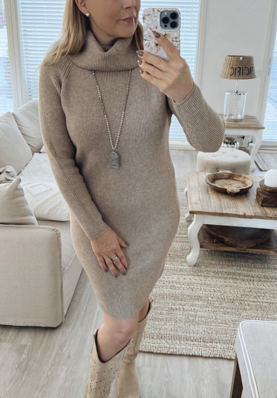 AMALIE NEULEMEKKO TAUPE