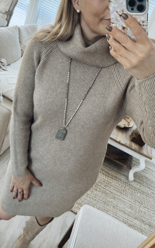 AMALIE NEULEMEKKO TAUPE