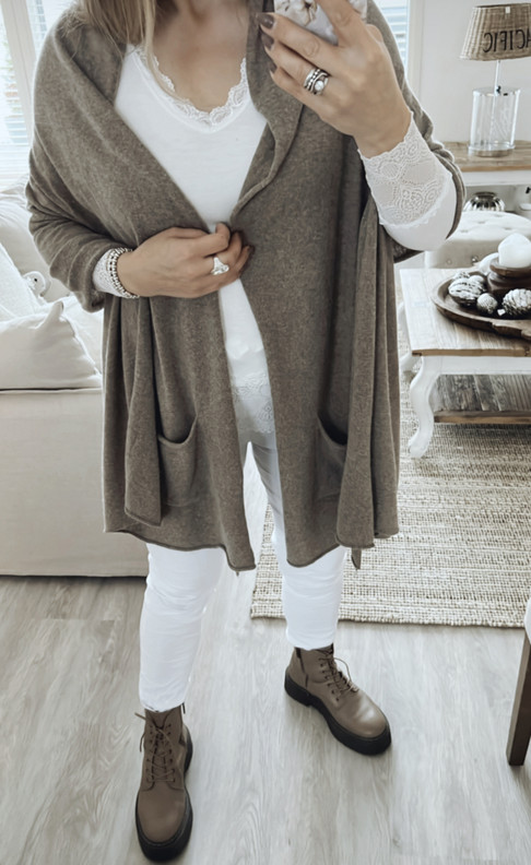 CHANTEL PONCHOHUIVI TAUPE