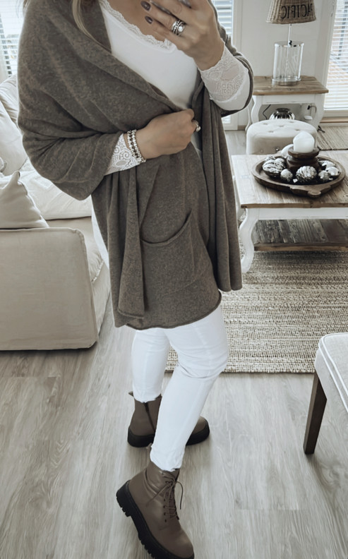 CHANTEL PONCHOHUIVI TAUPE