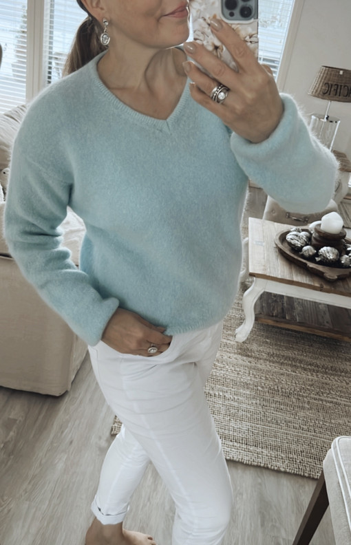 SHANIA ALPAKKANEULE TAIVAANSININEN