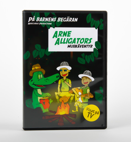 Arne Alligators musikäventyr (på svenska)