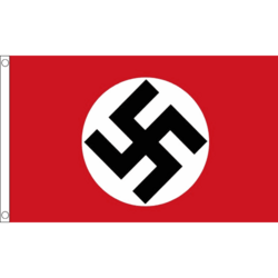 WW2 lippu: NSDAP, 240x150cm, iso koko