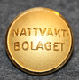 Nattvakt Bolaget, security company, 23mm, gilt.