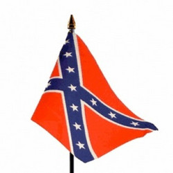 US civil war flag: CSA Navy 15x10cm, table / wehicle flag.