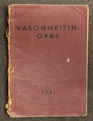 Searchlight manual, Finnish Army 1941