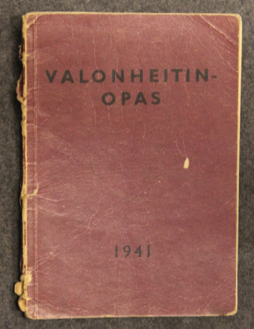 Suomen Armeijan Valonheitinopas, 1941