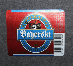 Kopparbergs Bayerskt II, Olut etiketti