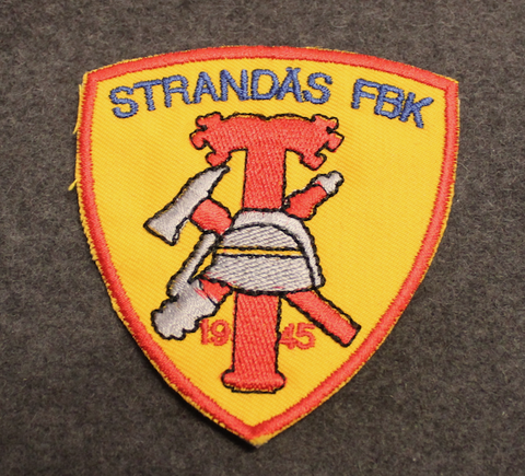 Strandäs FBK, Volunteer Firebrigade, Finnish patch. LAST IN STOCK