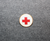 Red Cross, Röda Korset hattmärke, cap badge, early 1900's. 25mm