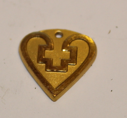 Heart and cross pendant. LAST IN STOCK