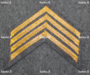 Finnish army rank patch, staff sergeant