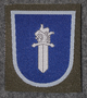 Finnish sleeve patch, military police M/91