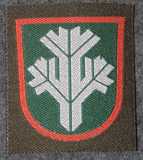 Finnish sleeve patch, sissi ( guereilla, reconnaissance ), M/91
