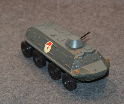 BTR-60 1980 luvun Neuvostoliittolainen lelu, paketissa.