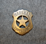 Belt buckle, Marshal Tombstone. 53x45mm
