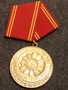 DDR Medaille für treue Dienste in den bewaffneten Organen des Ministeriums des Innern, Itäsaksalainen mitali. 25 v palvelus.