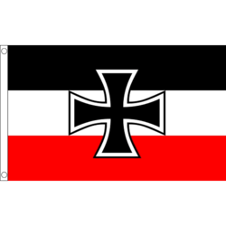 WW2 lippu: Reichskriegsflagge, rautaristi